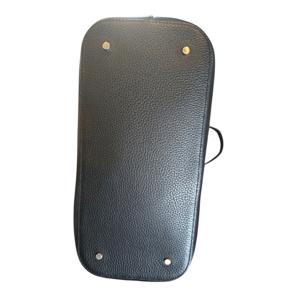 Kate Spade WKRU6244 Hayes Street Black Pebbled Leather with Bow Tassel Bag Purse - Picture 11 of 12